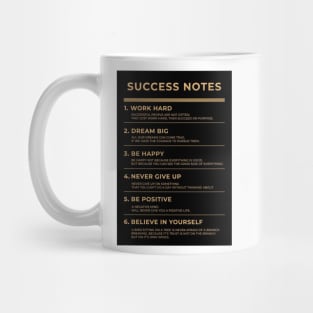 Motivational - Succes Notes Mug